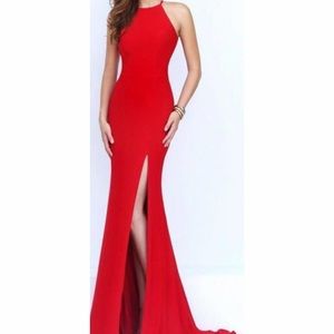Red Sherri Hill Formal dress